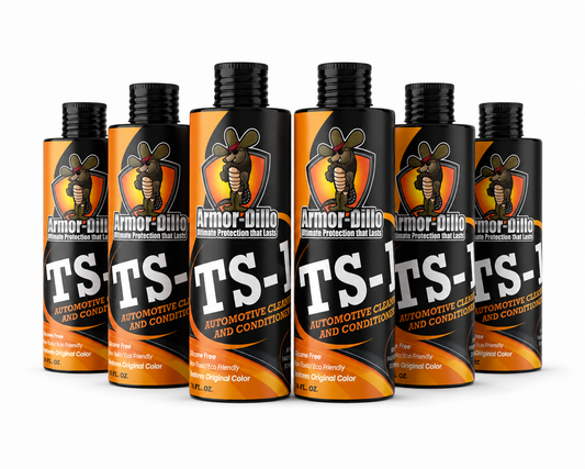 Armor-Dillo TS-1 6-bottle professional pack for trim restoration