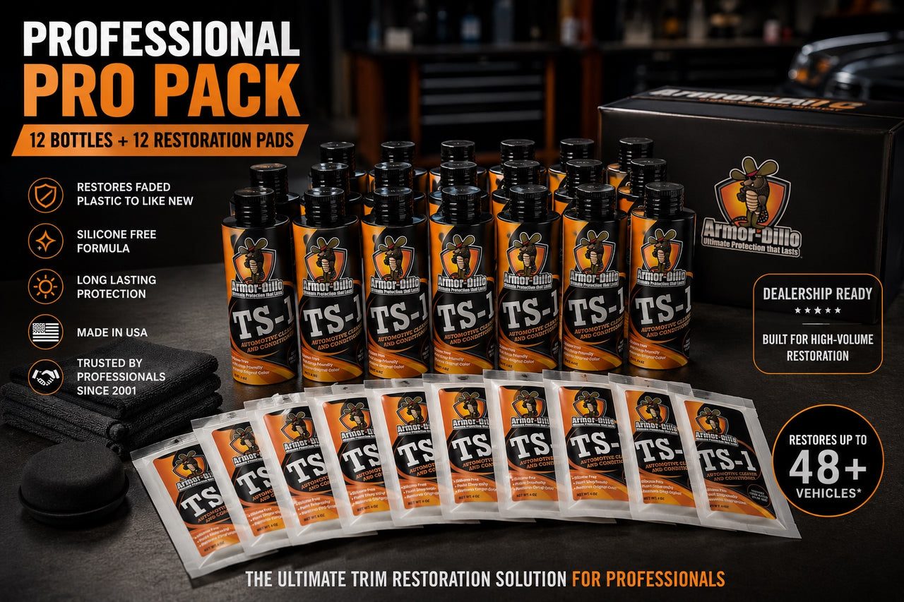 Armor-Dillo TS-1 Professional Pro Pack – 12 Bottles + 12 Restoration Pads