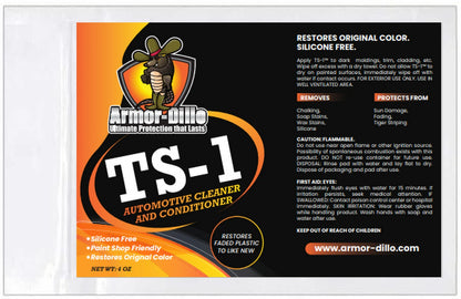 Armor-Dillo TS-1 Automotive Plastic Cleaner & Conditioner 3 Pads